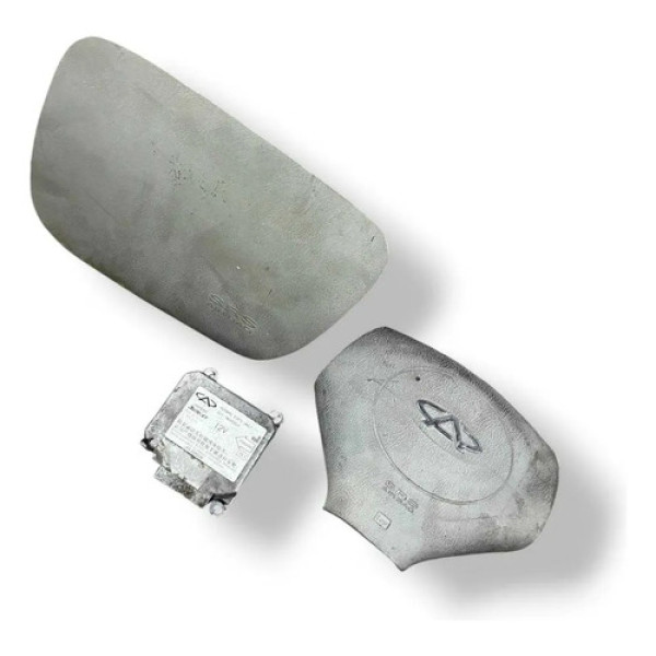 Kit Airbag 1.1 16v  Chery Qq 2010 2011 2012 2013 2014 Cinza