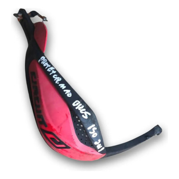 Protetor Mão Lado Esquerdo Honda Nxr Bros 150 2008 A 2015 Vermelho Esquerdo