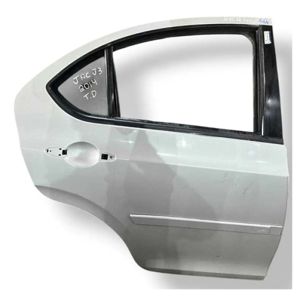 Porta Traseira Direita Jac J3 - 2011 2012 2013 2014 Traseira Direito Prateado