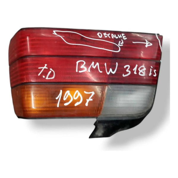 Lanterna Traseira Direita Bmw 318i S 1.9 1997 1999  Detalhe  Direito/passageiro Vermelho