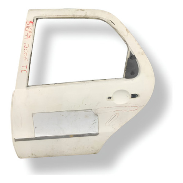 Porta Traseira Esquerda Fiat Siena 2006 2007 2008 Detalhe Traseira Esquerdo 1