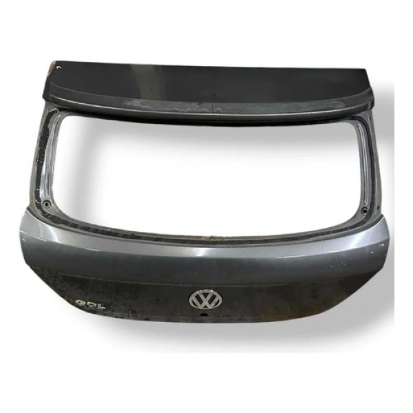 Tampa Traseira Volkswagen Gol G5 2009 2010 2011 2012 Detalhe Prateado