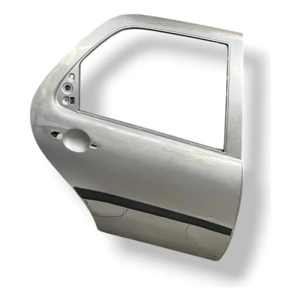 Porta Traseira Direita Fiat Siena 2007 2008 2009 2020 Detalh Traseira Direita Prateado