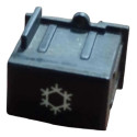 Botão Interruptor Ar Condicionado Chevrolet Zafira 2007 2008 Preto