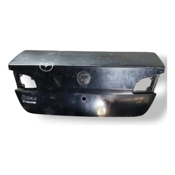 Tampa Traseira / Porta Malas Fiat Siena 2009 2010 Detalhes Preto
