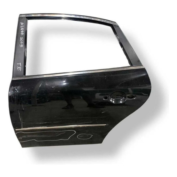 Porta Traseira Esquerda Hyundai Azera 3.3 2008 2009 Detalhe Traseira Esquerdo Preto