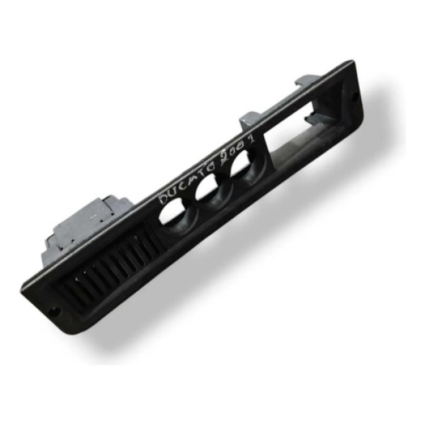 Moldura Botão Pisca Alerta Ducato 2002 2003 2004 1303456070 Preto
