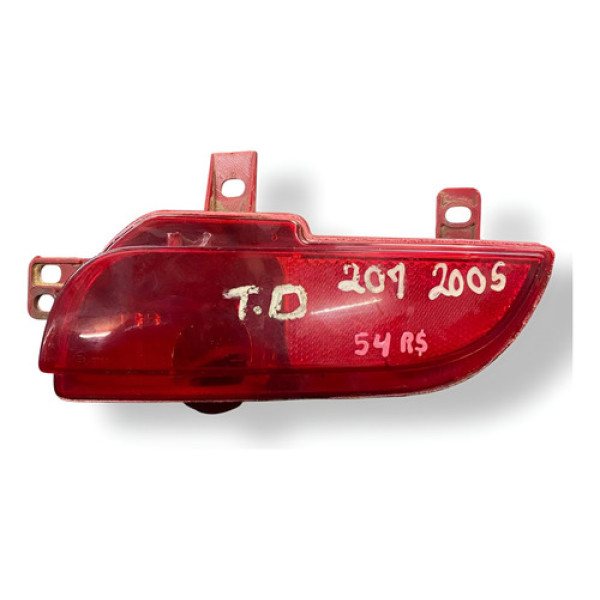 Refletor Olho Gato Traseira Direita Peugeot 207 05 70101786 Vermelho