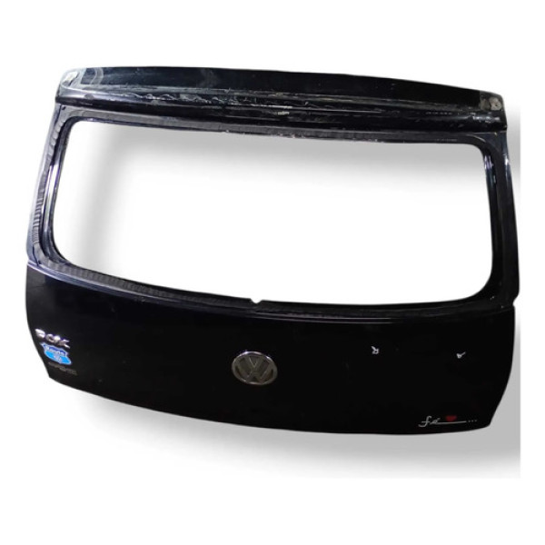 Tampa Traseira Volkswagen Fox 2006 2007 2008 2009 Detalhe Preto