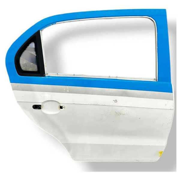 Porta Traseira Direita Volkswagen Voyage 2014 2015 Detalhe Traseira Direia Branco