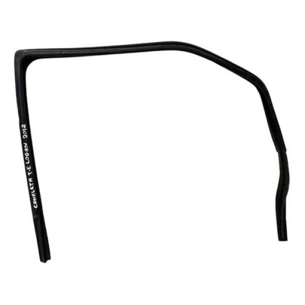 Canaleta Vidro Traseira Esquerda Renault Logan 1.0 2012 Preto