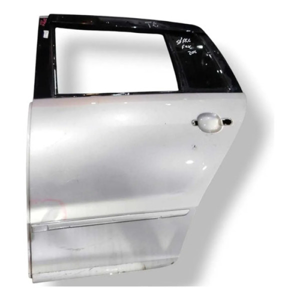 Porta Traseira Esquerda Volkswagen Spacefox 2010 2011 2012 Traseira Esquerdo Prateado