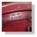 Maçaneta Externa Dianteira Direita Corsa 1.0 2003 24434867  Vermelho Dianteira