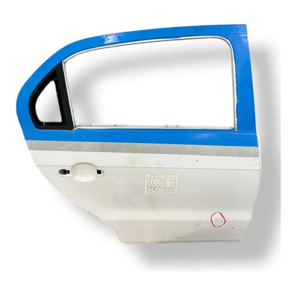 Porta Traseira Direita Volkswagen Voyage 2014 2015 Detalhe Traseira Direita Branco