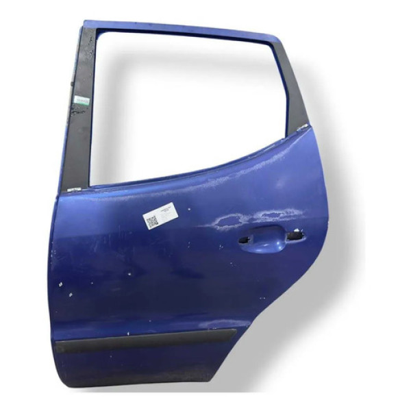 Porta Traseira Esquerda Mercedes-benz Classe A 2000 Detalhe Traseira Esquerda Azul