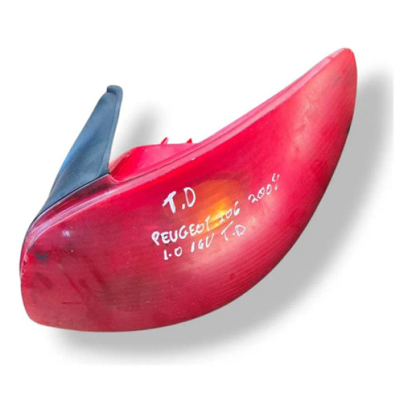 Lanterna Lado Direito Peugeot 206 1.0 16v 2002 2003 2004 Direito/passageiro Vermelho
