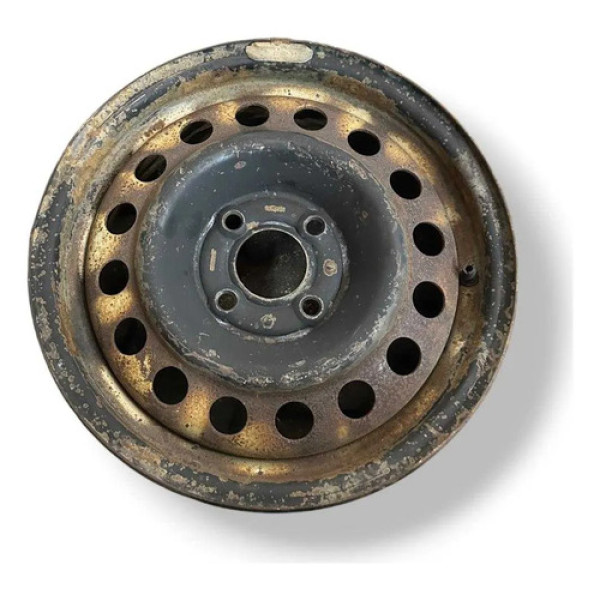 Roda Ferro Aro 14 Renault Sandero Logan Cinza