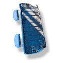 Encosto Banco Traseiro Chevrolet Celta 2001 2002 2003 2004 Azul