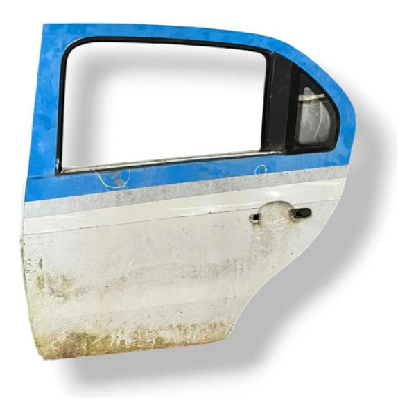 Porta Traseira Esquerda Vw Voyage G6 2014 2015 2016 Detalhe Traseira Esquerdo Branco