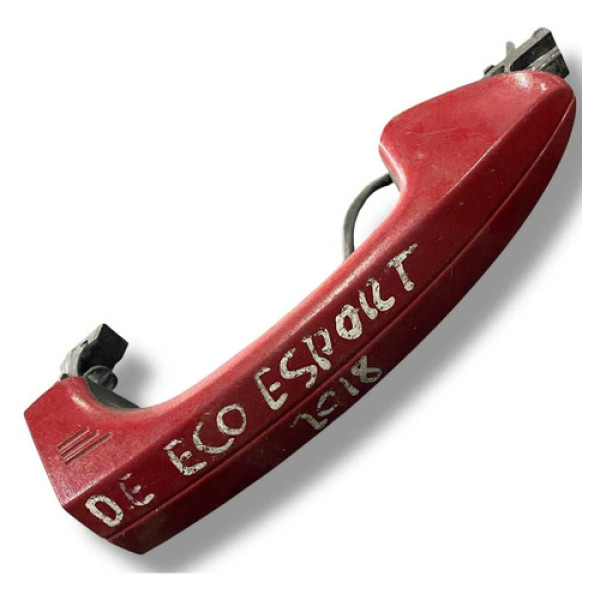 Maçaneta Externa Dianteira Esquerda Ford Ecosport 2013/2018 Vermelho Dianteira