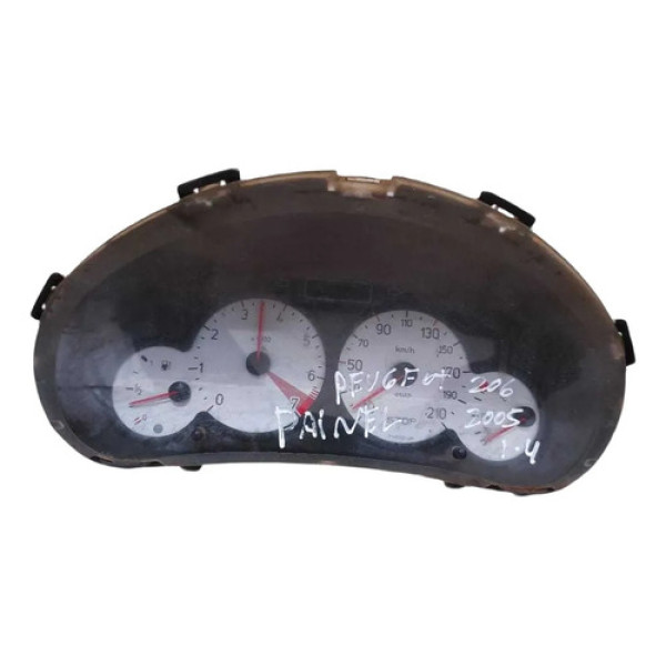 Painel Instrumentos Peugeot 206 2004 2005 2006 - 9659728980 Preto