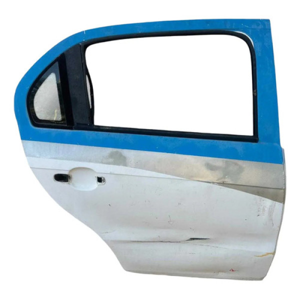 Porta Traseira Direita Volkswagen Gol G5 2009 A 2012 Detalhe Traseira Direita Branco