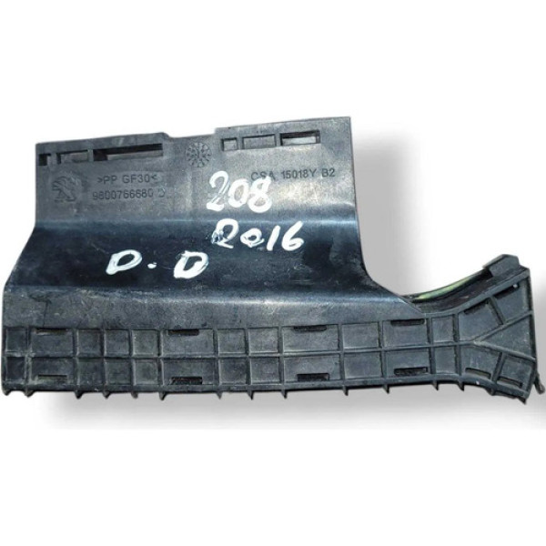 Guia Vidro Porta Dianteiro Direito Peugeot 208 9800766680 Vermelho