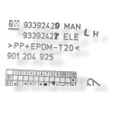Forro Porta Dianteira Esquerda Gm Meriva 2008 2009 93392429