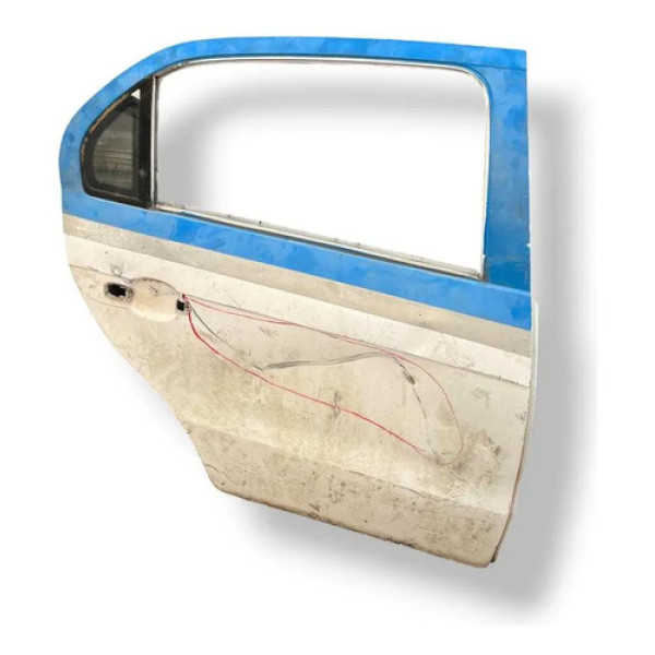 Porta Traseira Direita Voyage 2014/2015/2016 - Com Detalhe Traseira Direita Branco