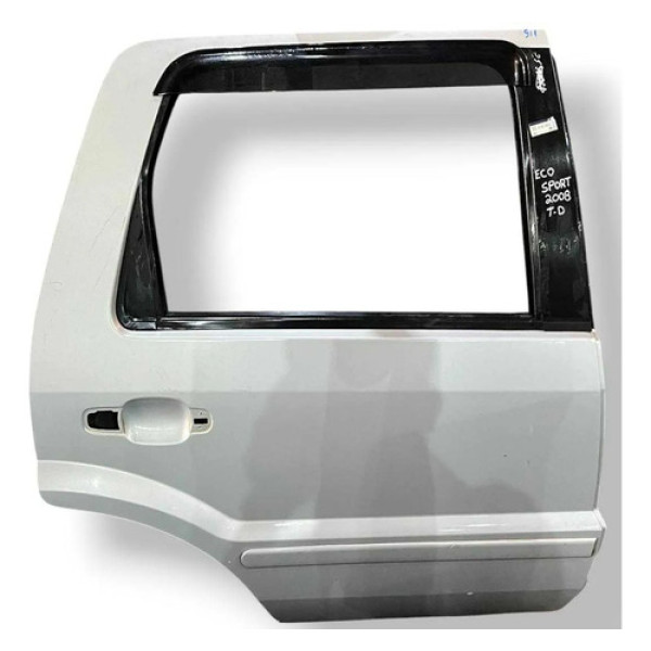Porta Traseira Direita Ford Ecosport 2003 2004 2005 A 2012 Traseira Direito Prateado
