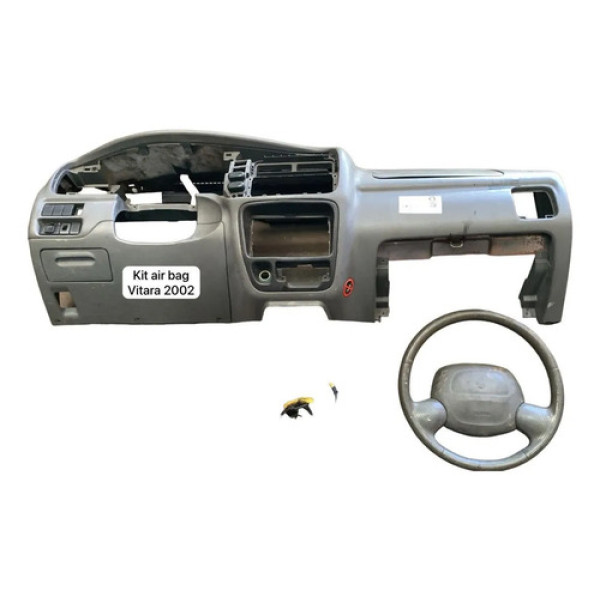 Kit Air Bag Tabelier Grand Vitara 1999 2000 2001 2002 2003 Cinza