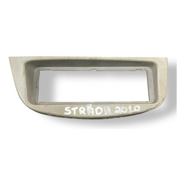 Moldura Central Radio Fiat Strada 2001 A 2011 - 100177987 Branco
