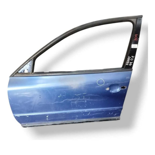 Porta Dianteira Esquerda Volkswagen Passat 1999 2000 Detalhe Dianteira Esquerdo Azul