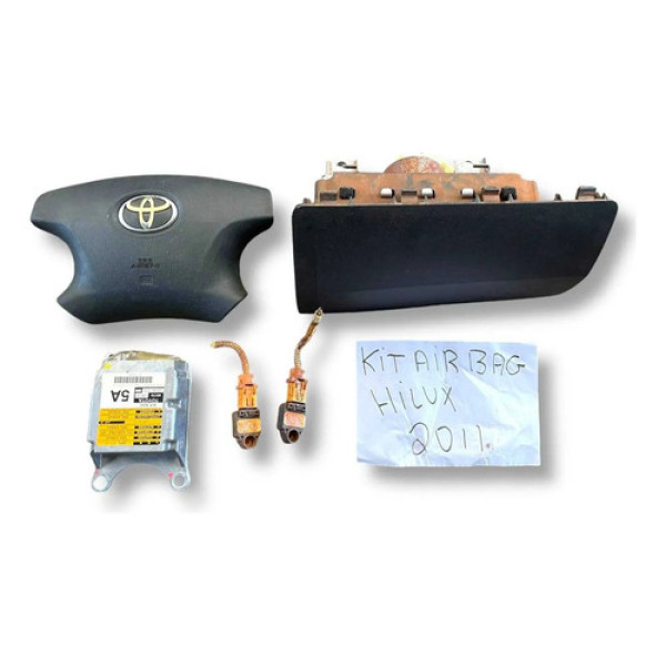 Kit Air Bag Toyota Hilux Sw4 2006, 2007, 2008, 2009 A 2011 Preto