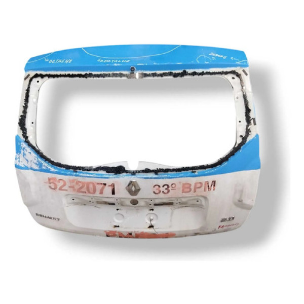 Tampa Traseira Sem Fechadura Renault  Duster 2015 Detalhe Branco