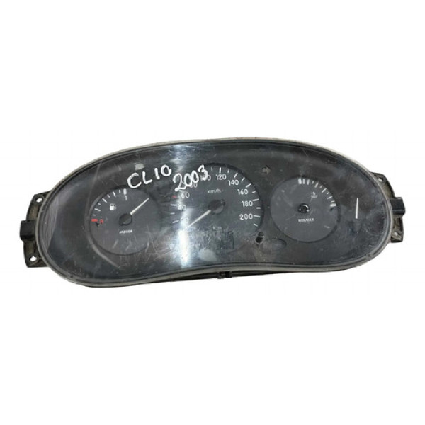 Painel Instrumento Renault Clio 1.0 2001 2002 09043080094 Preto