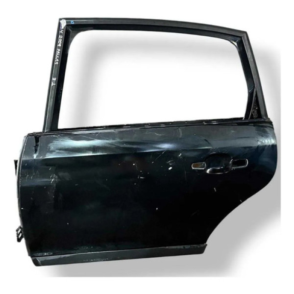 Porta Traseira Esquerda Citroen C4 Pallas 2008 2009 A 2012 Traseira Esquerdo Preto