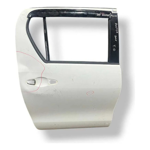 Porta Traseira Direita Renault Duster 2011/ 2015 Detalhe Traseira Direita Branco