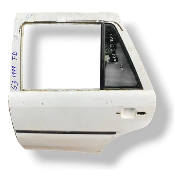Porta Traseira Esquerda Vw Gol G3 1999 2000 2001 2002 2003 Traseira Esquerdo Branco