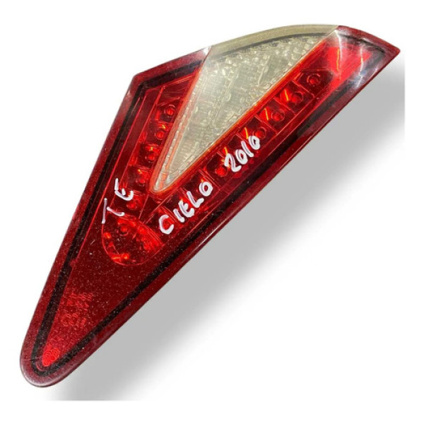 Lanterna Tampa Traseira Esquerda Chery Cielo 2010 M123773030 Esquerdo/motorista Vermelho