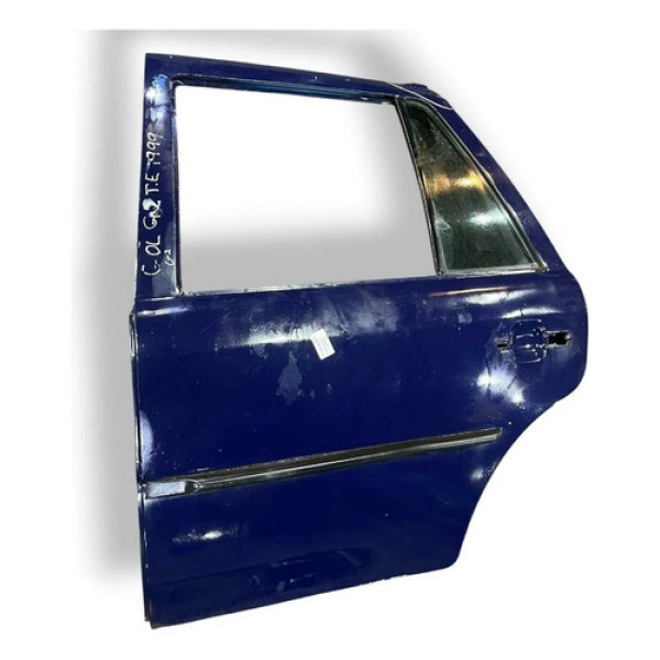 Porta Traseira Esquerda Volkswagen Gol G2 1999 2000 Detalhe Traseira Esquerdo Azul-marinho