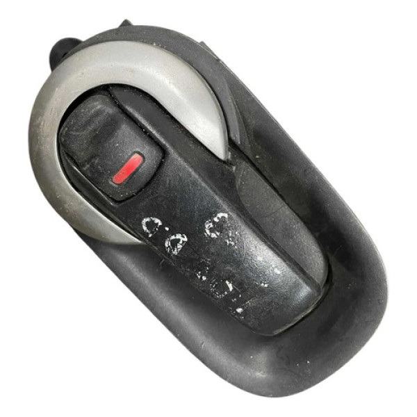 Maçaneta Interna Dianteira Esquerda Nissan Tiida 2010 2015 Preto Dianteira