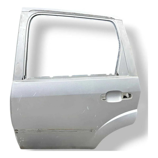Porta Traseira Esquerda Ford Fiesta 2003 2004 2005 2006 Traseira Esquerda Prateado