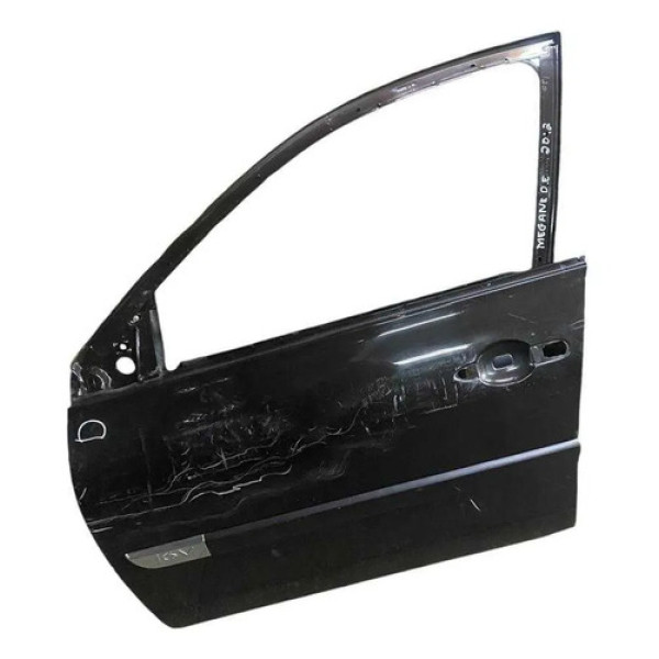 Porta Dianteira Esquerda Megane Dyn 1.6 - 2011 2012 Detalhe  Dianteira Esquerdo Preto