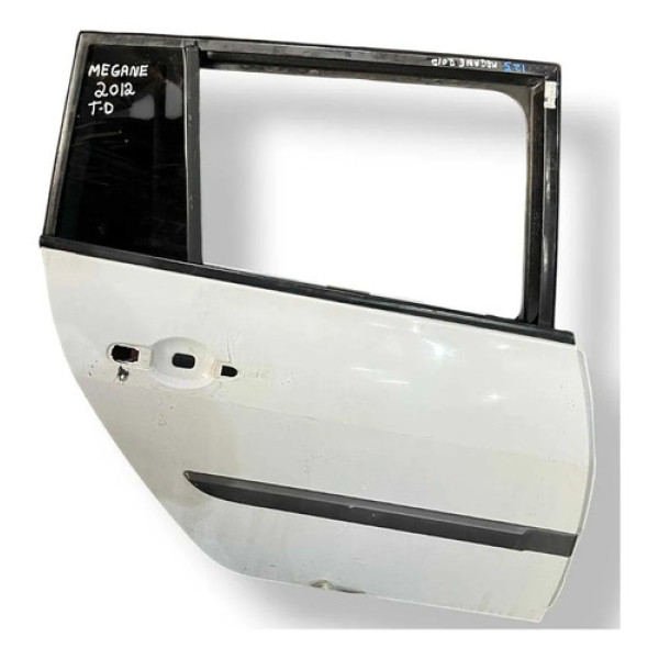 Porta Traseira Direita Renault Megane 2007 2008 2009 A 2012 Traseira Direito Branco