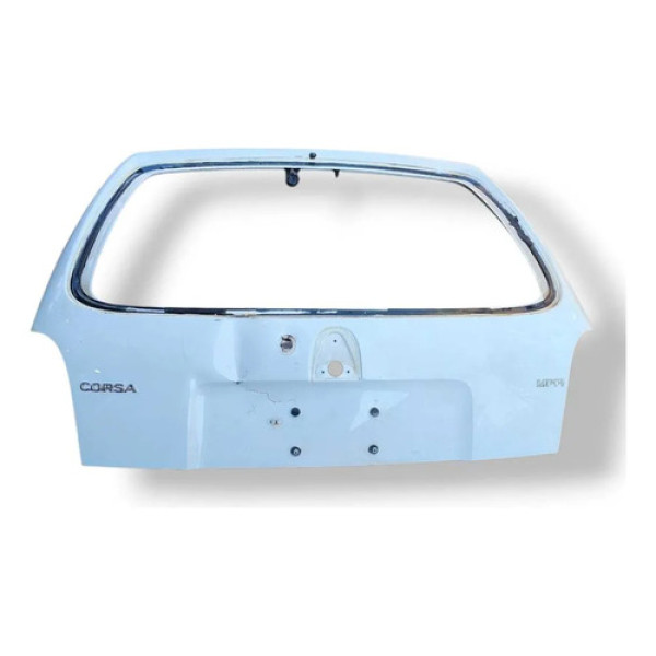Tampa Traseira Porta Malas Gm Corsa 1998 1999 2000 Detalhe Branco