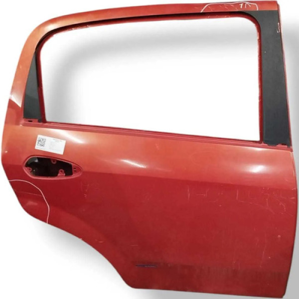 Porta Traseira Direita Fiat Punto 2008 2009 2010 Detalhe Traseira Direita Laranja