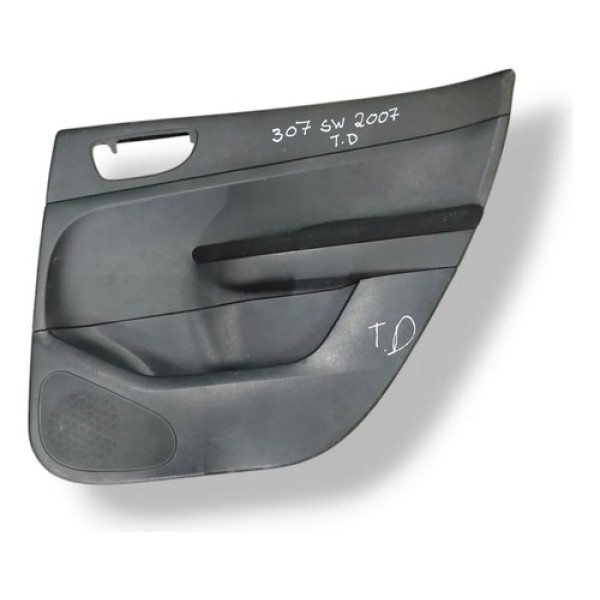 Forro Porta Traseira Direita Peugeot 307 Sw 2007 9637371377
