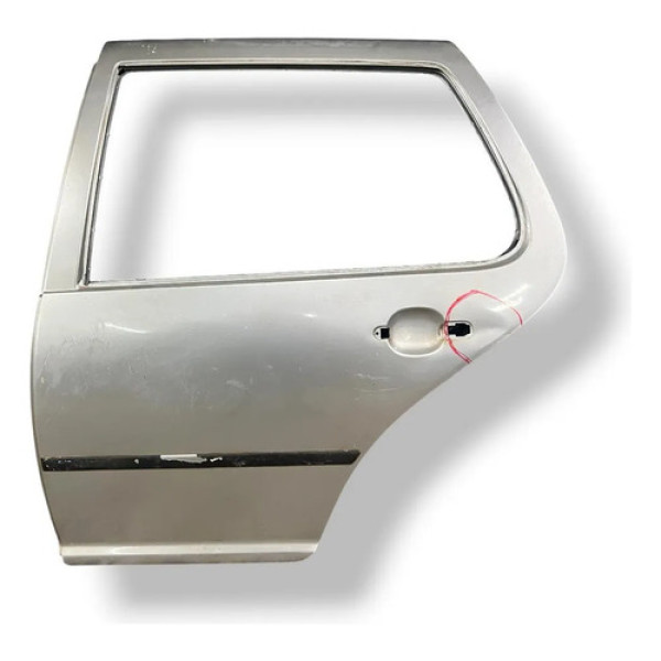 Porta Traseira Esquerda Volkswagen Golf 2001 2002 Detalhes Traseira Esquerdo Prateado