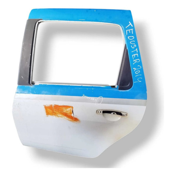 Porta Traseira Esquerda Renault Duster 2.0-  2014 2015 2016 Traseira Esquerdo Branco